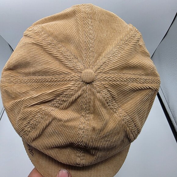 Aeropostale Corduroy Brown Newsboy Caddy Hat Cap Casual Sports Formal Outdoors main image 4